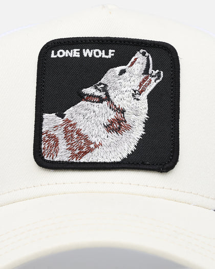 Goorin Bros The Lone Wolf Trucker Snapback White
