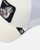 Goorin Bros The Lone Wolf Trucker Snapback White