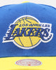 Mitchell & Ness Los Angeles Lakers 'College Twist' Pro Crown Snapback Blue/Yellow