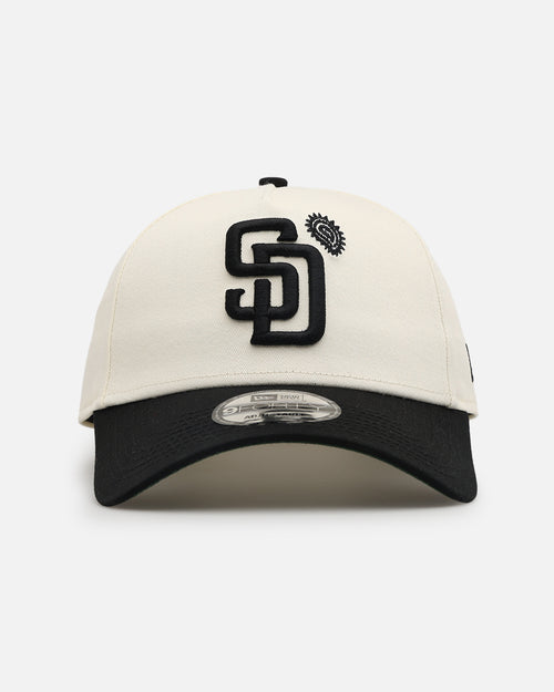New Era San Diego Padres 'Paisley Hit' 9FORTY A-Frame Snapback Chrome White/Black