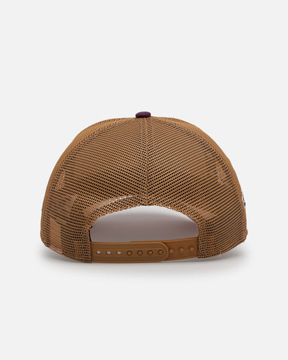 New Era Houston Astros 'Rustic Rose' 9FORTY A-Frame Trucker Snapback Wheat