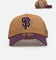 New Era San Francisco Giants 'Rustic Rose' 9FORTY A-Frame Trucker Snapback Wheat