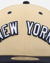 New Era X Felt New York Yankees 9FIFTY Snapback Vegas Gold