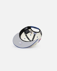 New Era X Felt Chicago Cubs 9FIFTY Snapback Chrome White