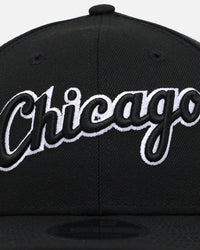 New Era X Felt Chicago White Sox 9FIFTY Snapback Black