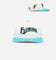 New Era X Felt Florida Marlins 9FIFTY Snapback Chrome White