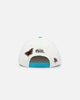 New Era X Felt Florida Marlins 9FIFTY Snapback Chrome White