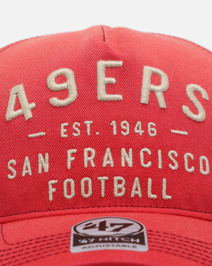 47 Brand San Francisco 49ers 'Dusted Hitch' 47 Hitch Snapback Red