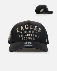 47 Brand Philadelphia Eagles Dusted 47 Hitch Snapback Black