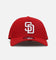 New Era San Diego Padres "Scarlet White" 39THIRTY A-Frame Stretch Fit Scarlet/White