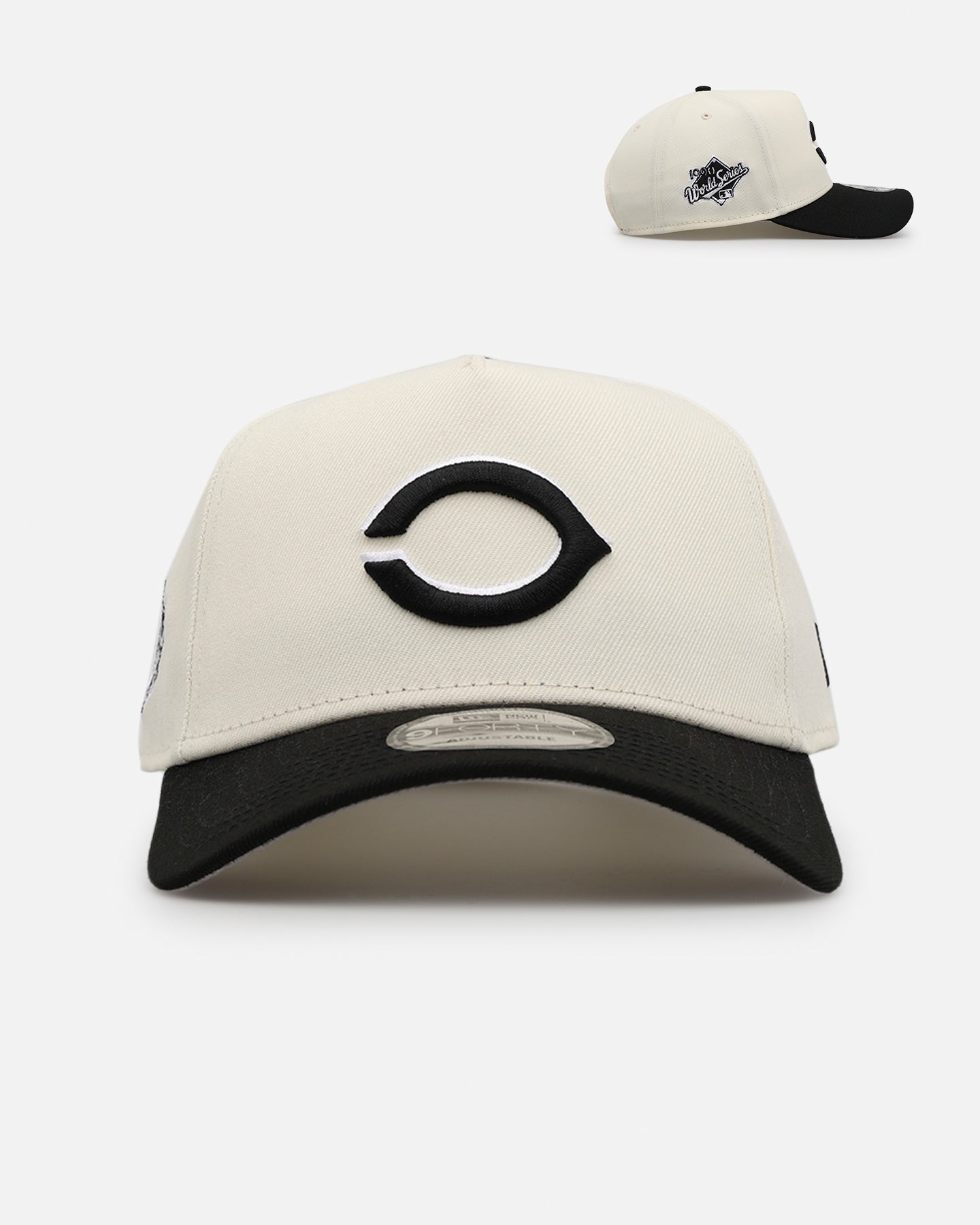 New Era Cincinnati Reds 'Chrome Upside Down Logo' 9FORTY A-Frame