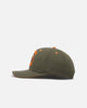 Mitchell & Ness Charlotte Hornets 'Harmony of Hues' Pro Crown Snapback Olive/Orange