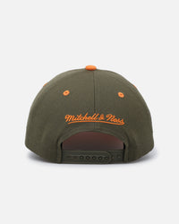 Mitchell & Ness Orlando Magic 'Harmony of Hues' Pro Crown Snapback Olive/Orange