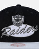 Mitchell & Ness Las Vegas Raiders Centre Circle Origin Snapback Black/Grey