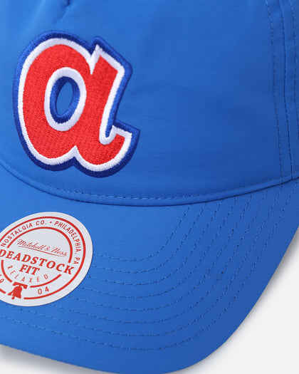 Casquette Snapback Atlanta Braves – Mitchell & Ness – Bleu – Taille Unique – MLB Rétro