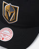 Mitchell & Ness Vegas Golden Knights Retro Matte Nylon Origins Snapback Black