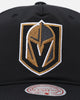 Mitchell & Ness Vegas Golden Knights Retro Matte Nylon Origins Snapback Black