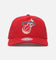 Mitchell & Ness Miami Heat Retro Matte Nylon Origins Snapback Red
