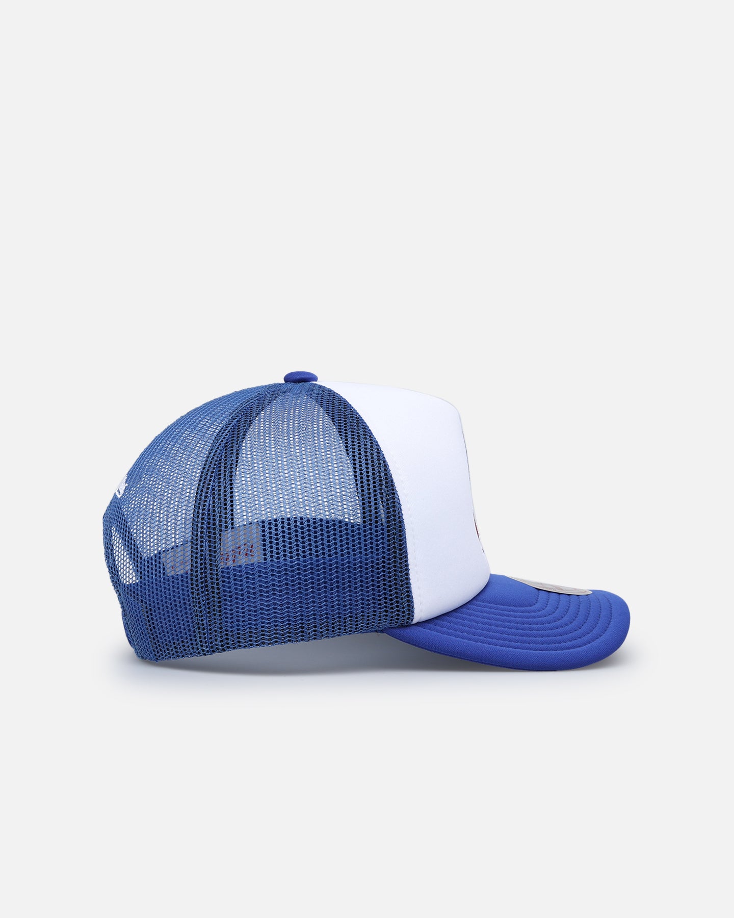 Mitchell & Ness Atlanta Braves Team Foam Trucker Snapback Blue