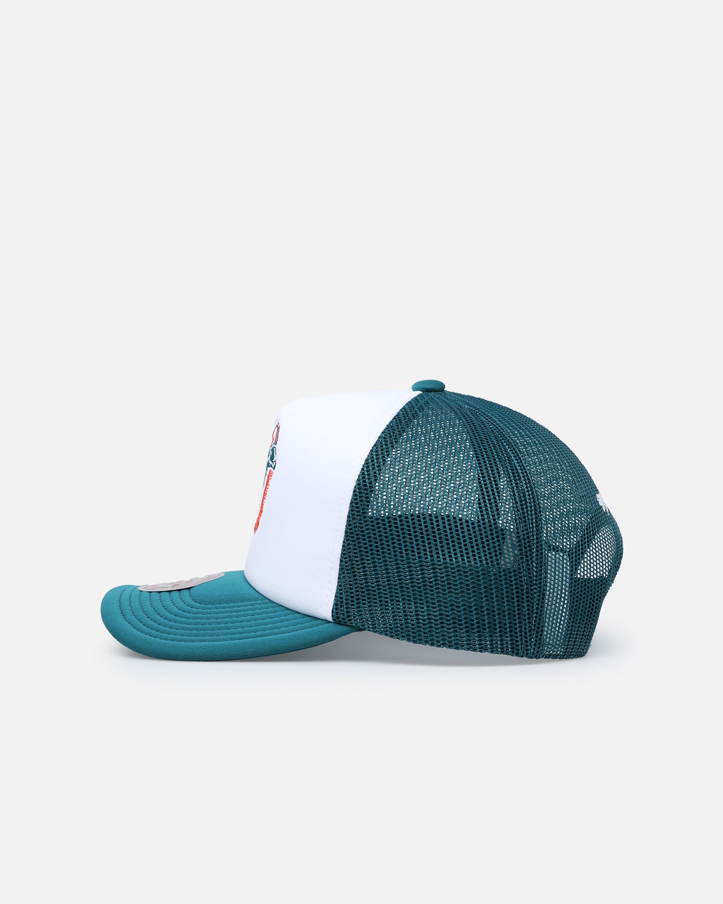 Mitchell & Ness Miami Dolphins Team Foam Trucker Snapback Teal