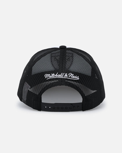 Mitchell & Ness Las Vegas Raiders Logo Foam Trucker Snapback Black/White