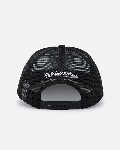 Mitchell & Ness Las Vegas Raiders Logo Foam Trucker Snapback Black/White