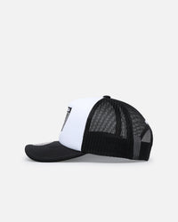 Mitchell & Ness Las Vegas Raiders Logo Foam Trucker Snapback Black/White