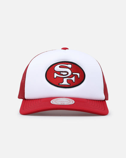 Mitchell & Ness San Francisco 49ers Logo Foam Trucker Snapback Red/White