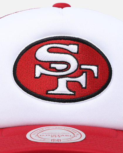 Mitchell & Ness San Francisco 49ers Logo Foam Trucker Snapback Red/White