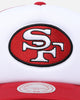 Mitchell & Ness San Francisco 49ers Logo Foam Trucker Snapback Red/White