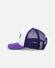 Mitchell & Ness Los Angeles Lakers Team Foam Trucker Snapback Purple/White
