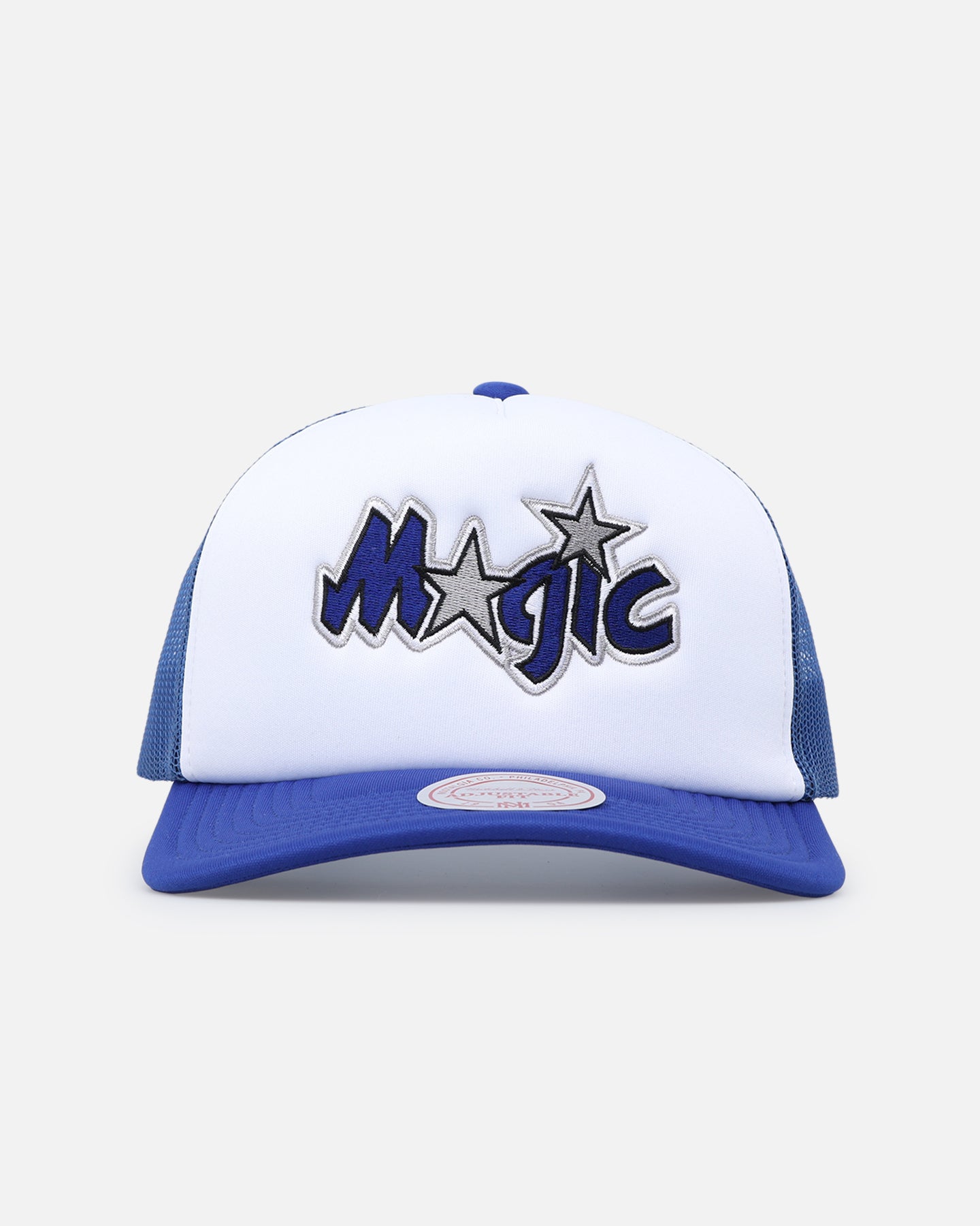 Mitchell & Ness Orlando Magic Logo Foam Trucker Snapback Blue