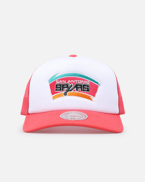 Mitchell & Ness San Antonio Spurs Team Foam Trucker Snapback Red/White
