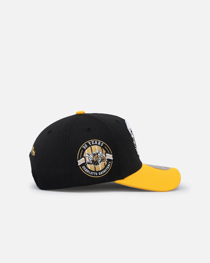 Mitchell & Ness Charlotte Hornets "Enter The Dragon" Pro Crown Snapback Black/Ochre