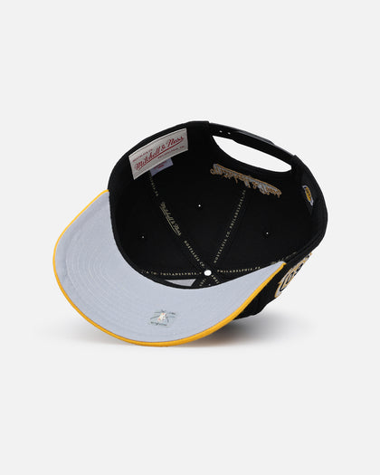 Mitchell & Ness Los Angeles Lakers "Enter The Dragon" Pro Crown Snapback Black/Ochre