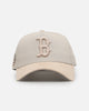 New Era Boston Red Sox 'Cream Suede' 9FORTY A-Frame Strapback Stone/Oatmilk