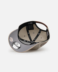 New Era Boston Red Sox 'Cream Suede' 9FORTY A-Frame Strapback Stone/Oatmilk
