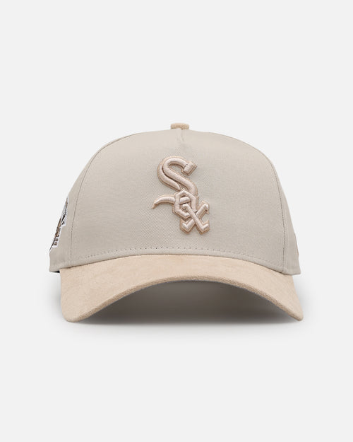 New Era Chicago White Sox 'Cream Suede' 9FORTY A-Frame Strapback Stone/Oatmilk