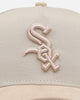 New Era Chicago White Sox 'Cream Suede' 9FORTY A-Frame Strapback Stone/Oatmilk