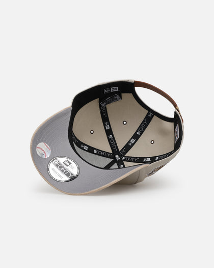 New Era Chicago White Sox 'Cream Suede' 9FORTY A-Frame Strapback Stone/Oatmilk