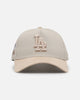 New Era Los Angeles Dodgers 'Cream Suede' 9FORTY A-Frame Strapback Stone/Oatmilk