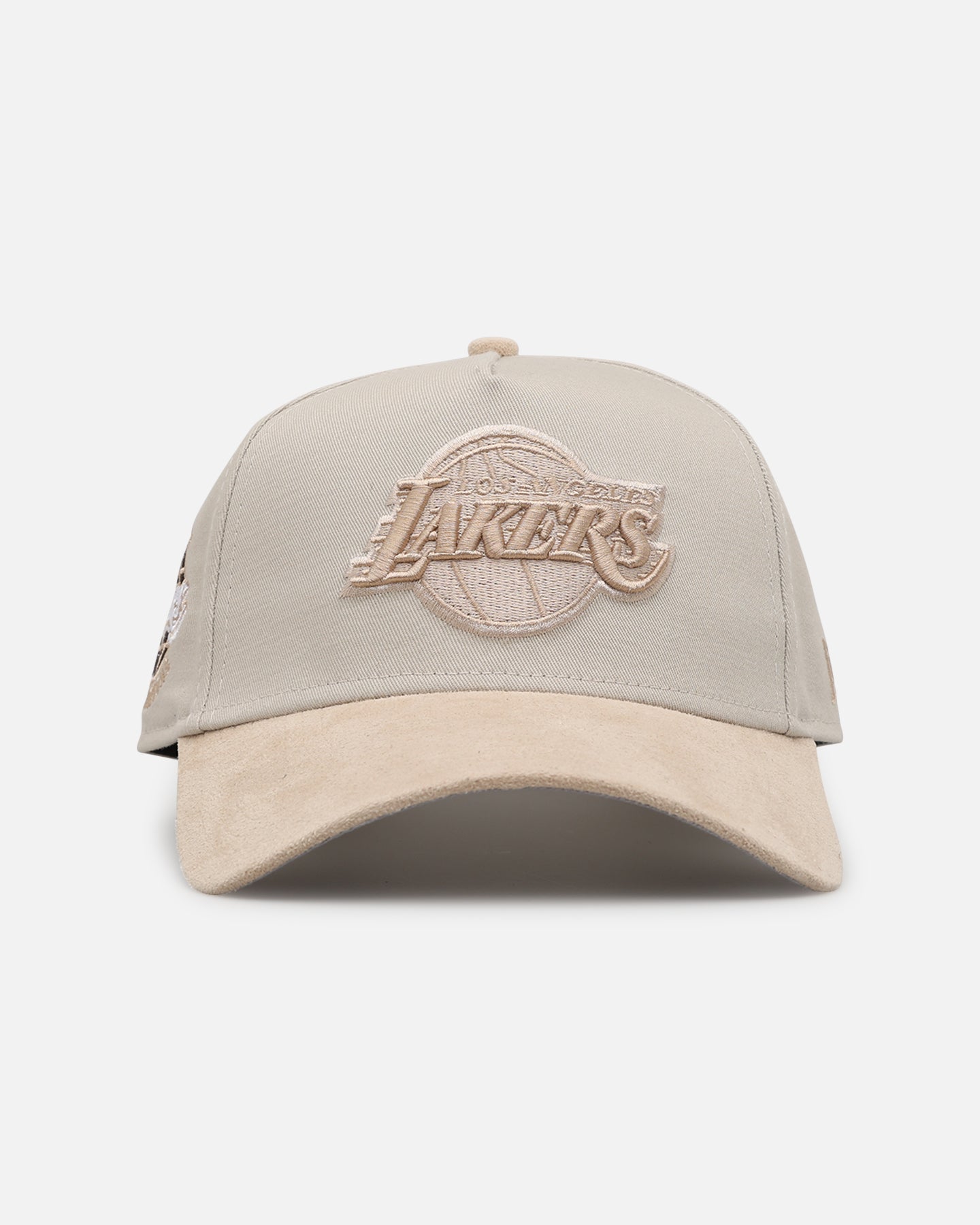 New Era Los Angeles Lakers 'Cream Suede' 9FORTY A-Frame Strapback