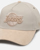 New Era Los Angeles Lakers 'Cream Suede' 9FORTY A-Frame Strapback Stone/Oatmilk