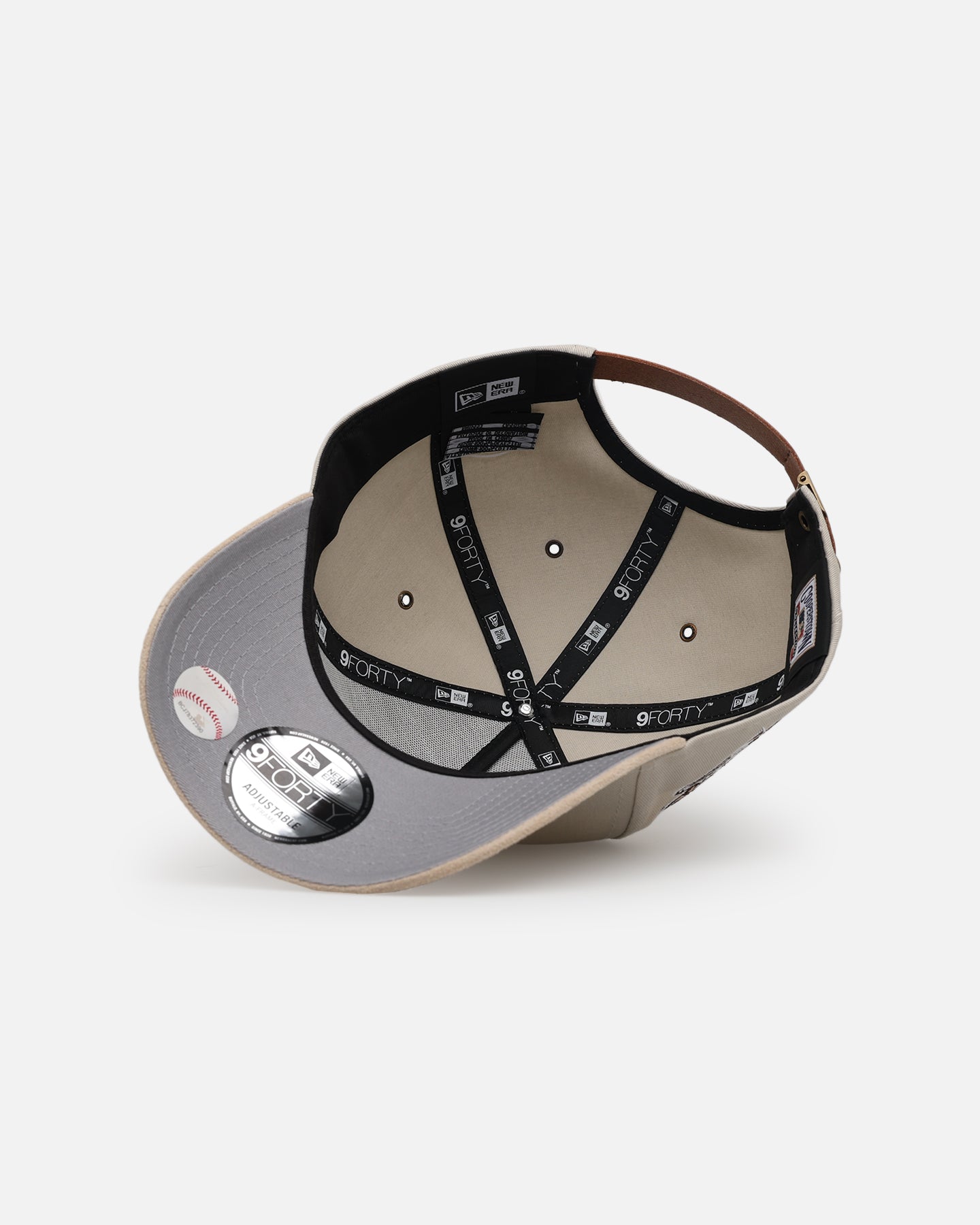 New Era New York Yankees 'Cream Suede' 9FORTY A-Frame