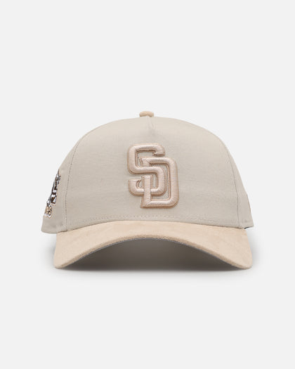 New Era San Diego Padres 'Cream Suede' 9FORTY A-Frame Strapback Stone/Oatmilk
