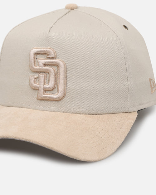 New Era San Diego Padres 'Cream Suede' 9FORTY A-Frame Strapback Stone/Oatmilk