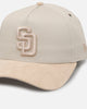 New Era San Diego Padres 'Cream Suede' 9FORTY A-Frame Strapback Stone/Oatmilk