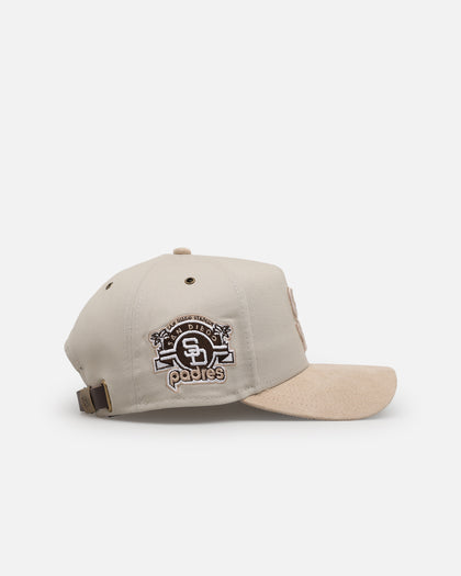 New Era San Diego Padres 'Cream Suede' 9FORTY A-Frame Strapback Stone/Oatmilk