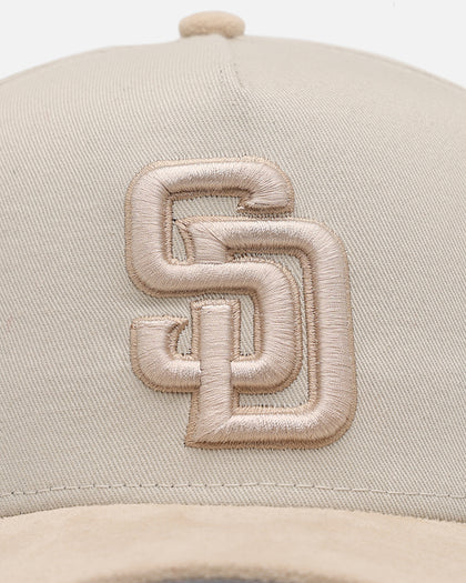 New Era San Diego Padres 'Cream Suede' 9FORTY A-Frame Strapback Stone/Oatmilk