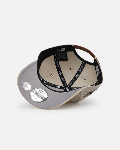 New Era San Diego Padres 'Cream Suede' 9FORTY A-Frame Strapback Stone/Oatmilk